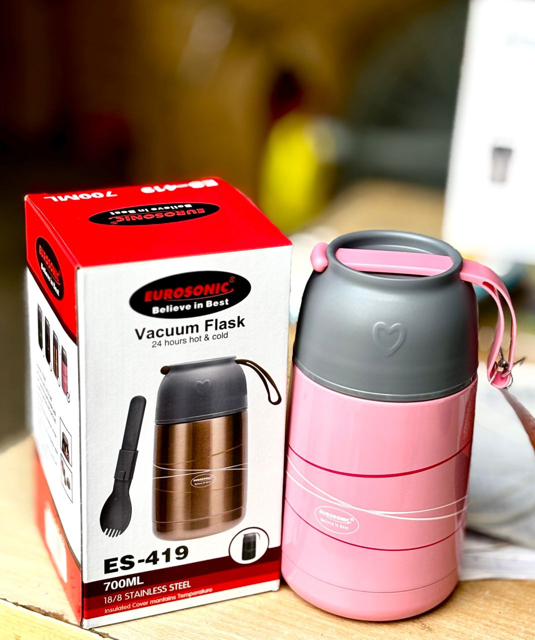 EUROSONIC FOOD FLASK (700ML)