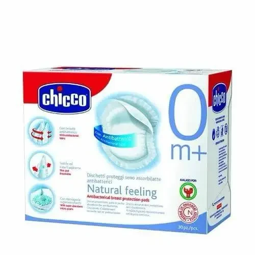 CHICCO DISPOSABLE BREAST PAD 30PCS