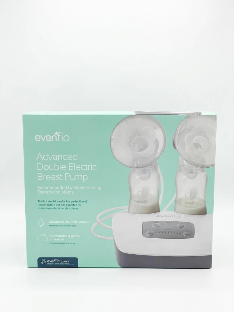 EVENFLO ADVANCED DOUBLE ELECTRIC BREAST PUMP: Evenflo Advanced Breast Pump, Evenflo Double Electric Pump, Closed System Breast Pump, Evenflo Electric Pump, Lactation Double Breast Pump