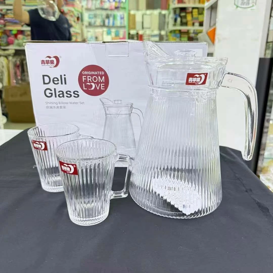 Deli Glass & Mug Set - Premium Glassware, Drinking Glass Set, Coffee Mug Set, Tea Mug Set, Crystal Glass Mugs, Elegant Drinkware, Kitchen Essentials, Home Glassware, Dining Table Accessories, Modern G