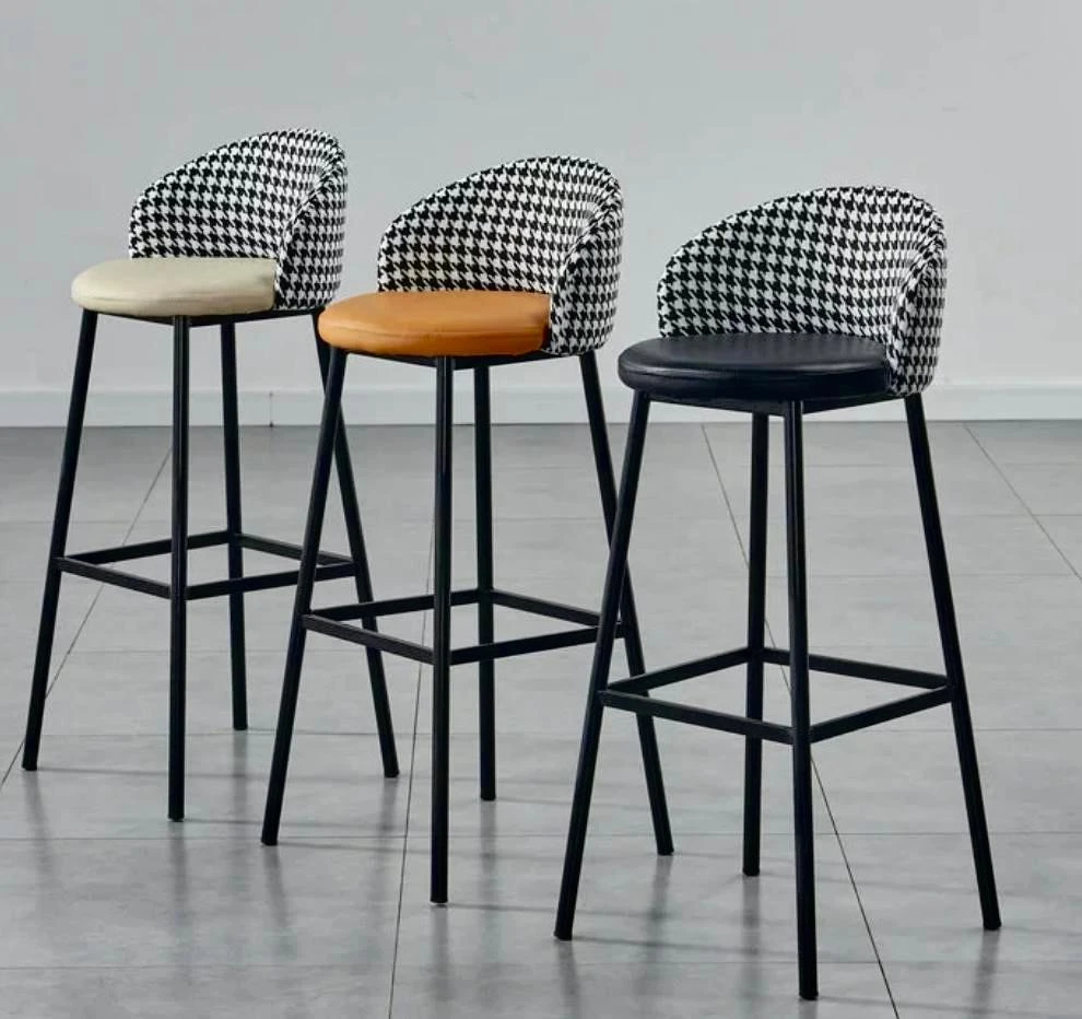 COUNTER HIGH BAR SCHOOL - Modern Bar Stool, Kitchen Island Stool, Breakfast Bar Stool, High Stool Chair, Café Stool, Restaurant Bar Stool, Home Bar Chair, Commercial Seating