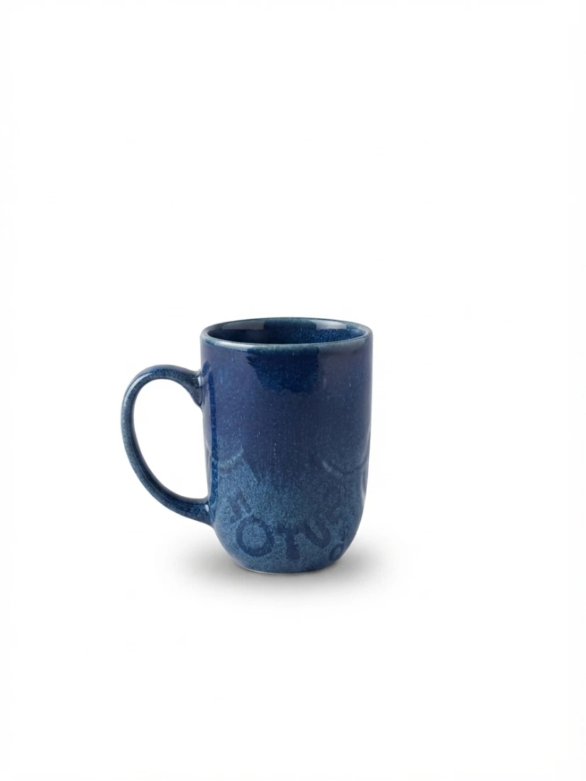 OVAL MUG: Oval Mug, Ceramic Mug, Blue Coffee Mug, Tea Cup, Drinkware, Kitchen Accessories, Coffee Lover Gift, Artisanal Mug, Modern Tableware, Home Essentials, Rustic Ceramic, Office Mug, Everyday Dri