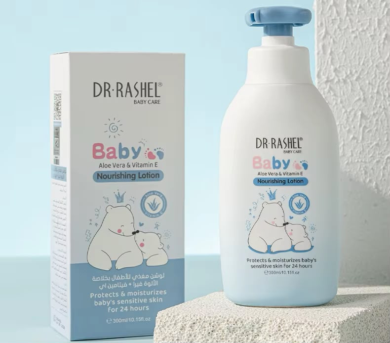 BABY NOURISHING LOTION - Baby lotion, baby skincare, nourishing baby lotion, moisturizing baby lotion, gentle baby lotion, hydrating baby lotion, sensitive skin care, newborn skincare, baby body lotio