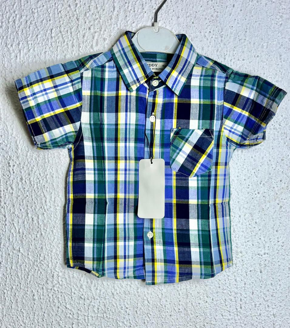 KIDS VINTAGE SHIRT - Designed to combine old-school charm with everyday comfort.  Made from soft, breathable fabric, this shirt offers a smart fit that keeps kids comfortable while looking stylish.