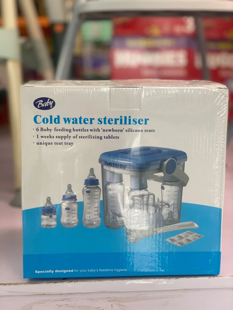 COLD WATER STERILISER -  Baby Steriliser, Bottle Steriliser, Baby Bottle Steriliser, Feeding Bottle Steriliser, Baby Hygiene, Baby Care Essentials