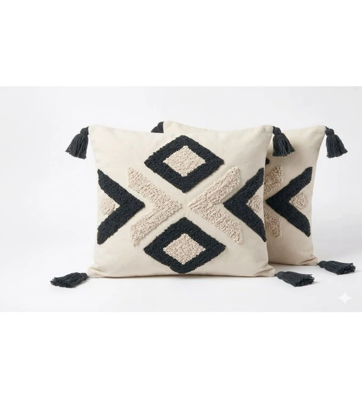 TUFTED CUSHION COVER - Sofa Cushion Cover, Modern Pillow Cover, Textured Cushion Cover, Decorative Throw Pillow, Home Décor Cushion Cover, Bedroom Cushion Cover, Living Room Pillow Cover, Soft Cushion