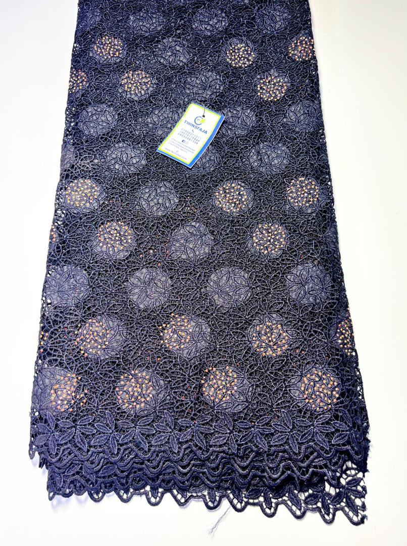 LACE/5yards - lace material, luxury lace fabric, Nigerian lace material, bridal lace fabric, wedding lace, aso ebi lace, designer lace material, quality lace fabric, fashion lace, embroidery lace, net