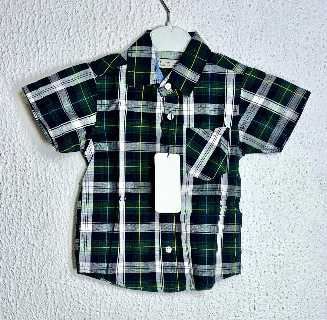 KIDS VINTAGE SHIRT - Designed to combine old-school charm with everyday comfort.  Made from soft, breathable fabric, this shirt offers a smart fit that keeps kids comfortable while looking stylish.
