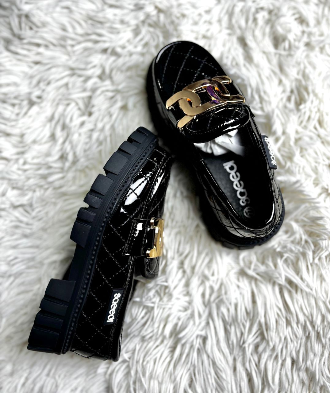 SQEEQI CHUNKY LOAFER SHOE (SIZE 26-32)