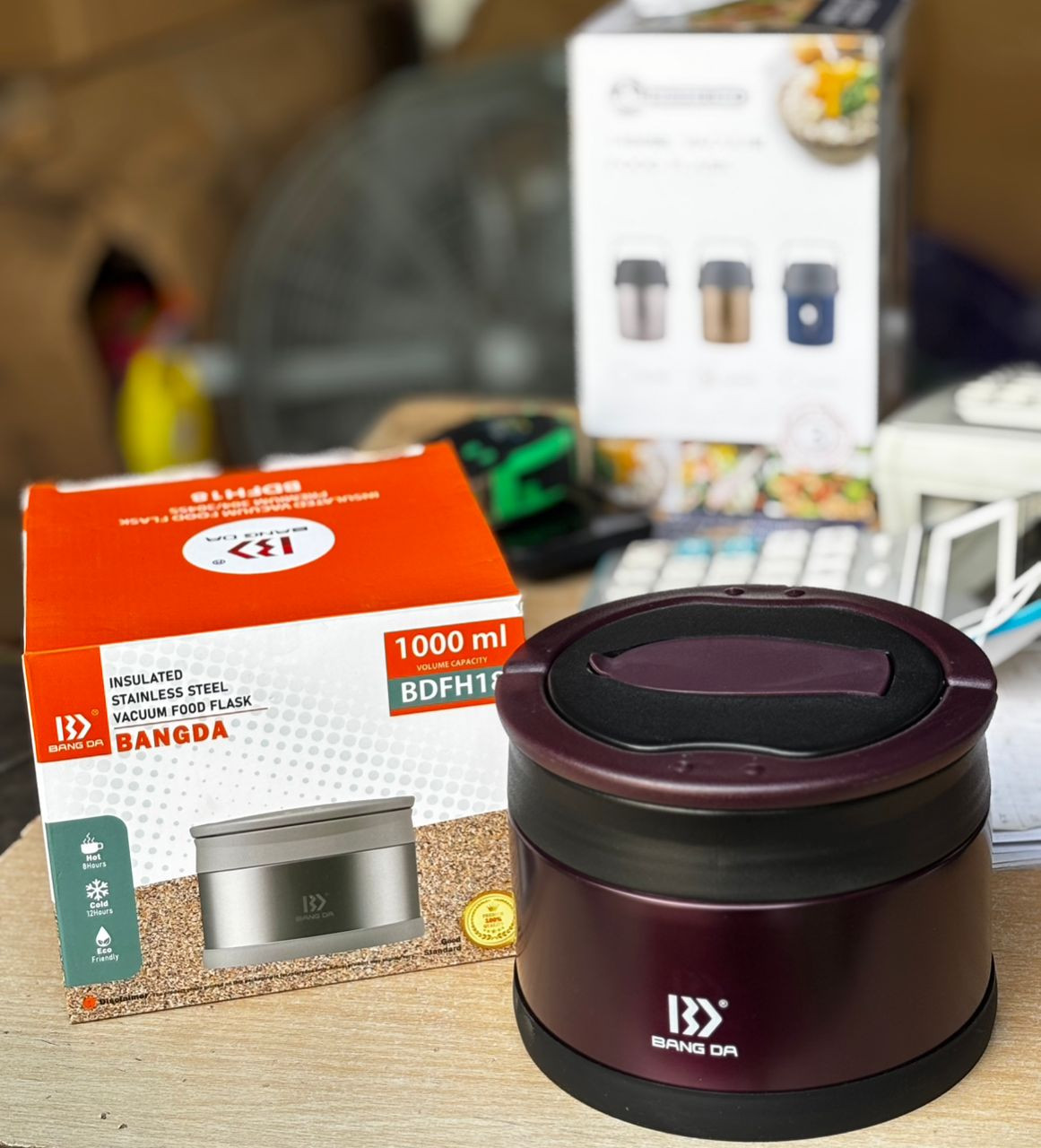 BANGDA VACUUM FOOD FLASK (1L)