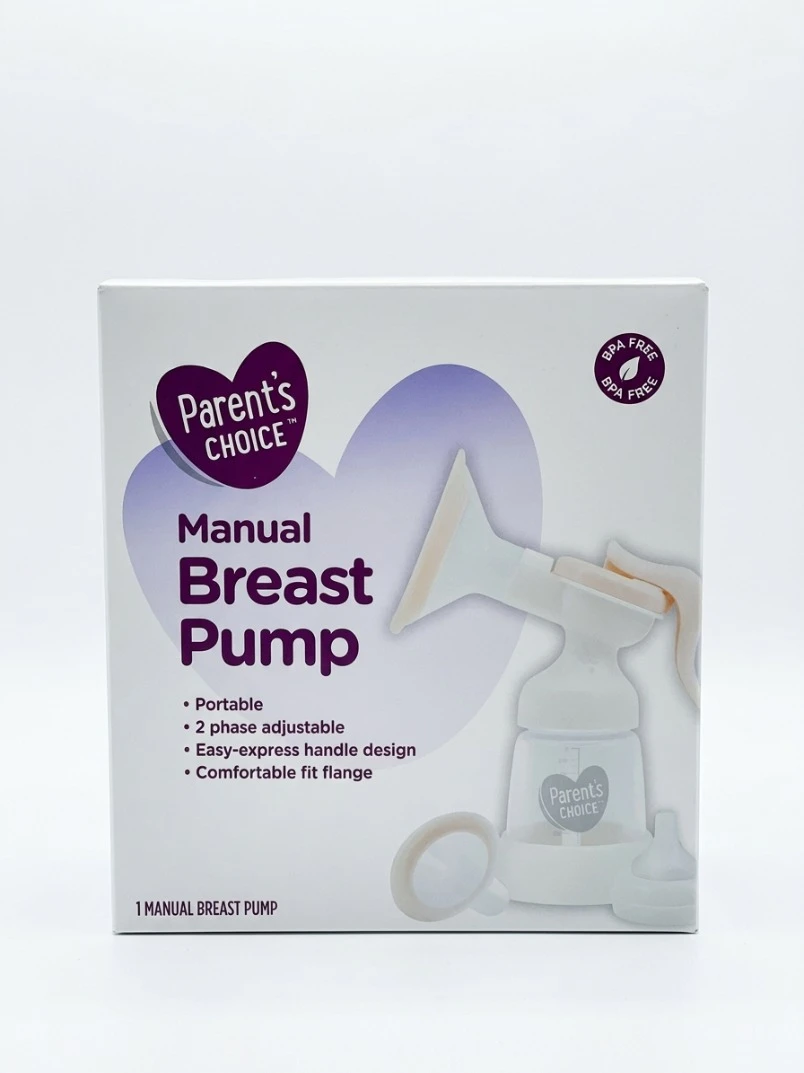 PARENT'S CHOICE PORTABLE MANUAL BREAST PUMP: Parents Choice Manual Pump, Portable Breast Pump, Hand Breast Pump, Travel Manual Breast Pump, BPA Free Manual Pump