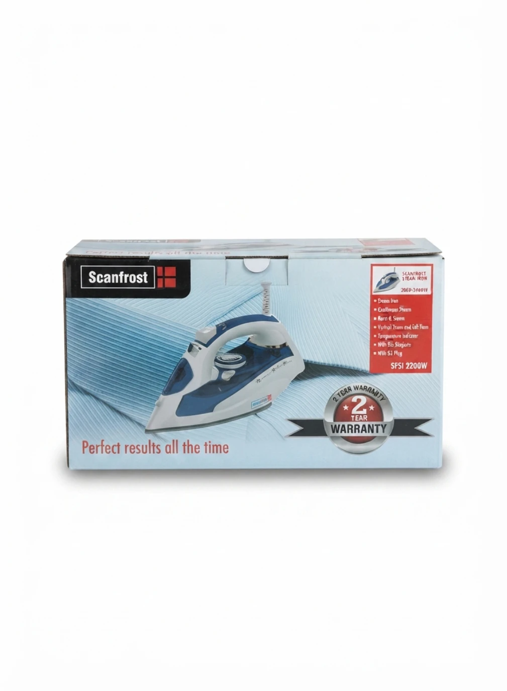 SCANFROST ELECTRIC STEAM IRON: steam iron, steam iron, pressing iron, electric pressing iron, clothes iron, garment iron, steam clothes iron, wrinkle removal iron, adjustable temperature iron, ho