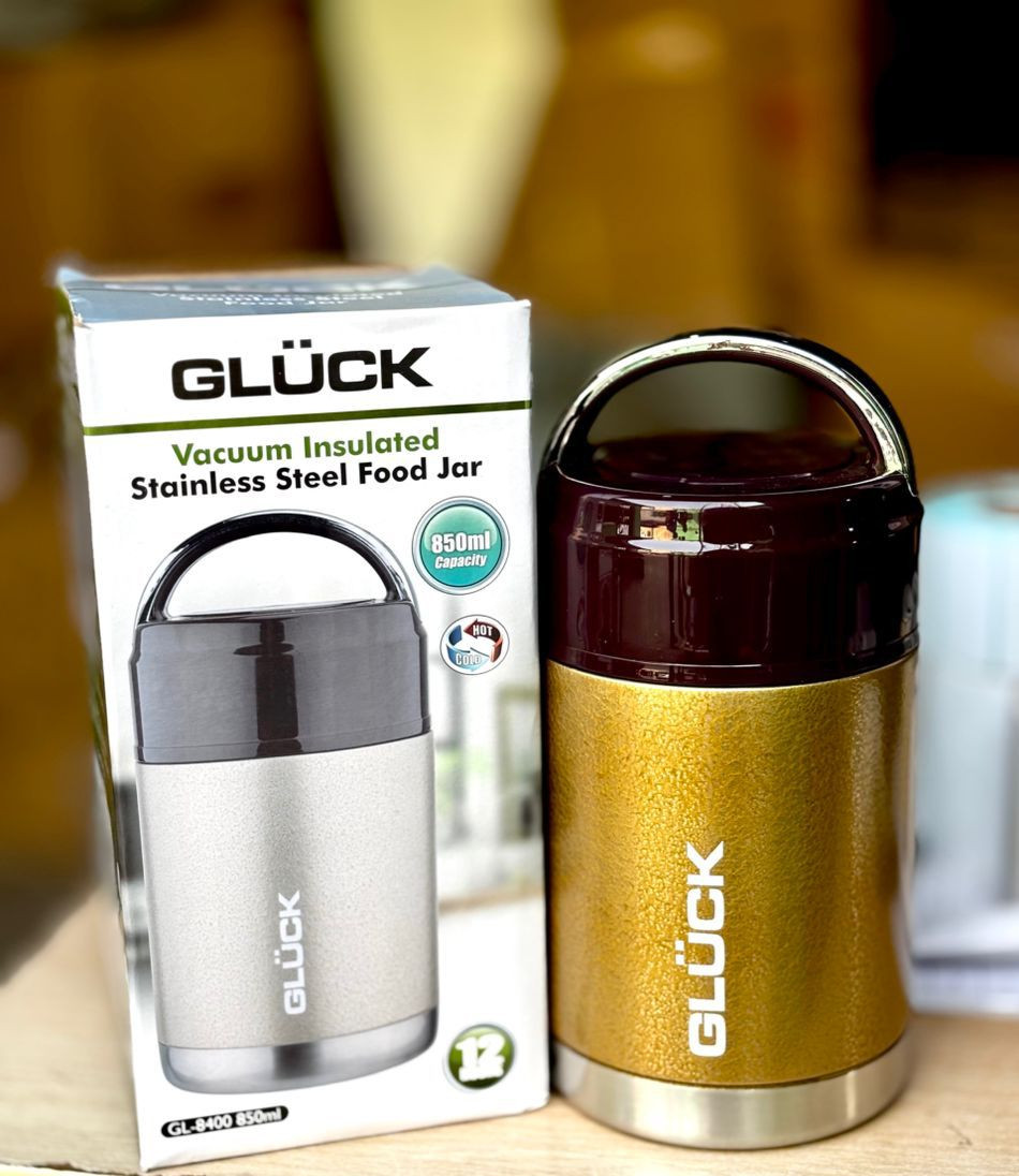 GLUCK VACUUM FOOD FLASK (850ML)