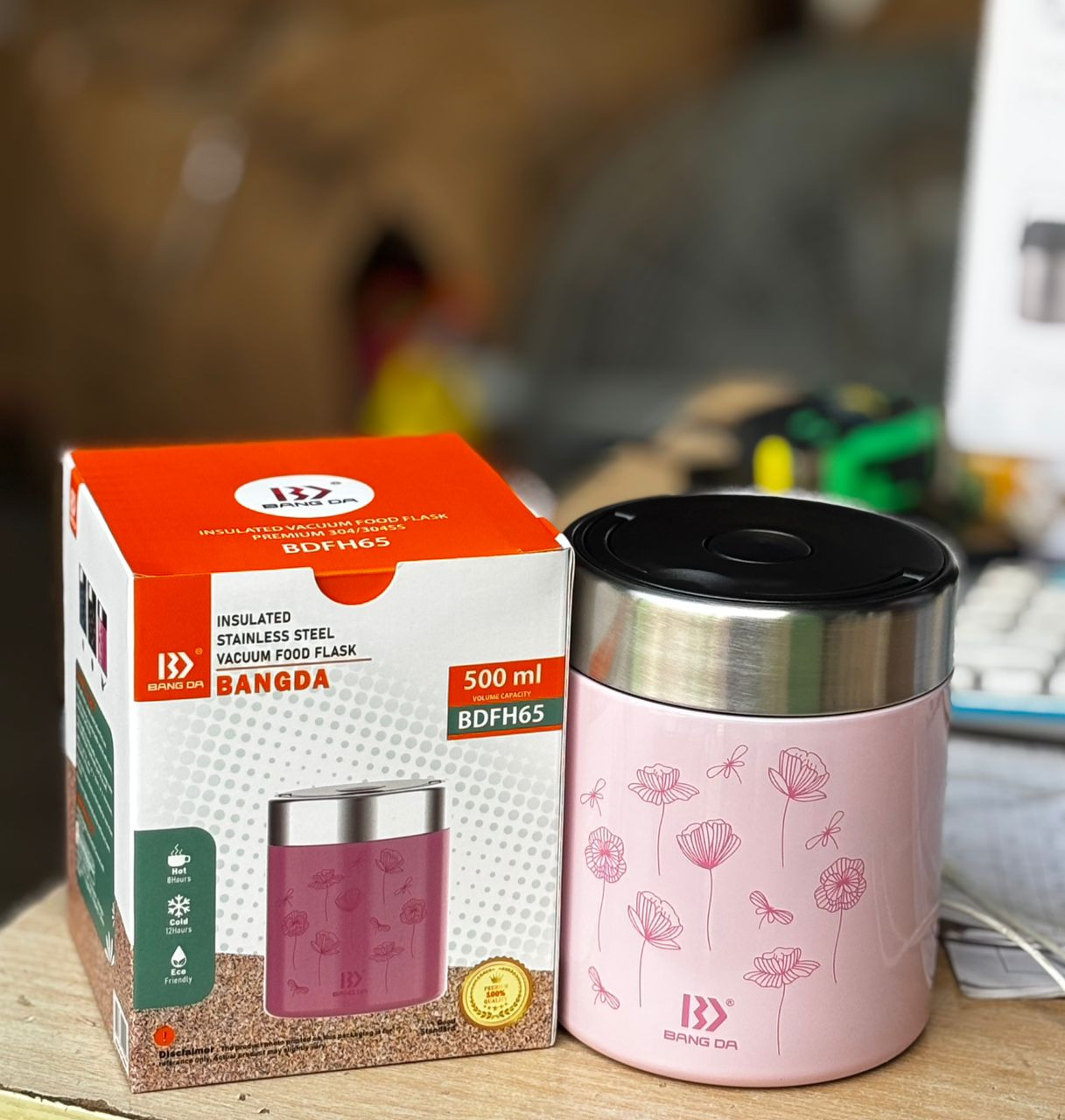 BANGDA VACUUM FOOD FLASK (500ML)