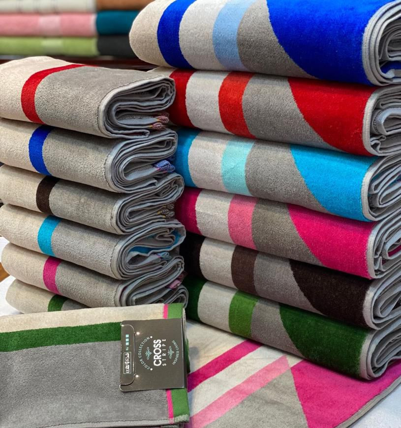 CROSS STRIPE TOWEL (70*140cm)