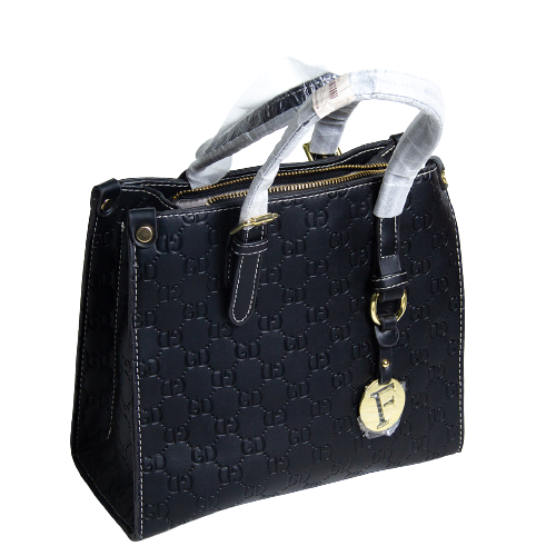 Mademoiselle Satchel: Designer Crossbody Bag, Black Crystal – Thale Blanc